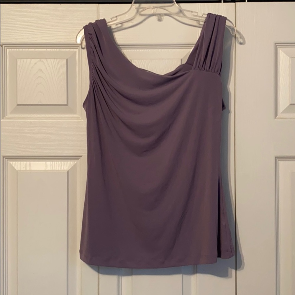 Worthington Sterling Purple Top - Size Large